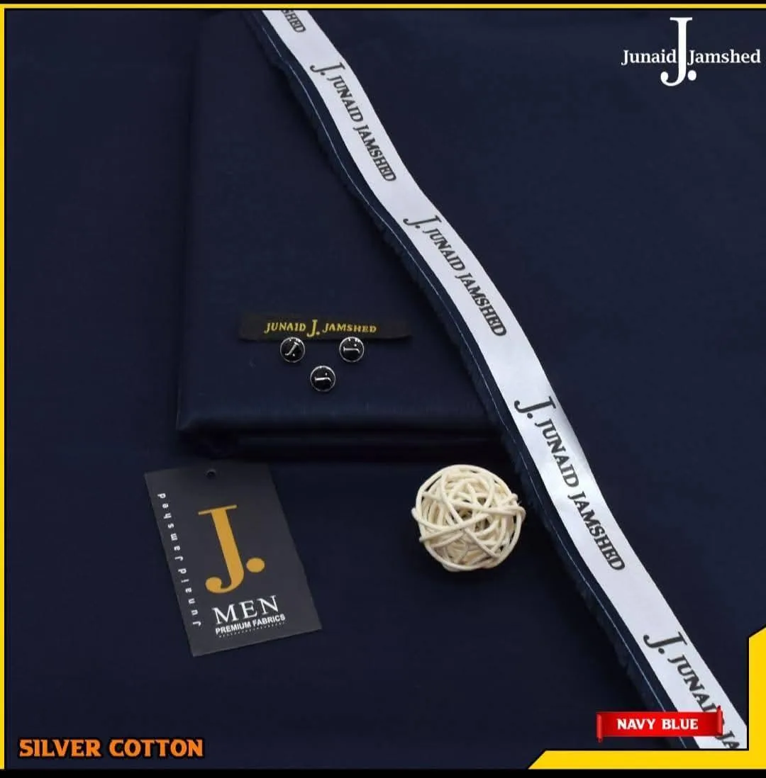 Men’s Unstitched Cotton Plain Suit