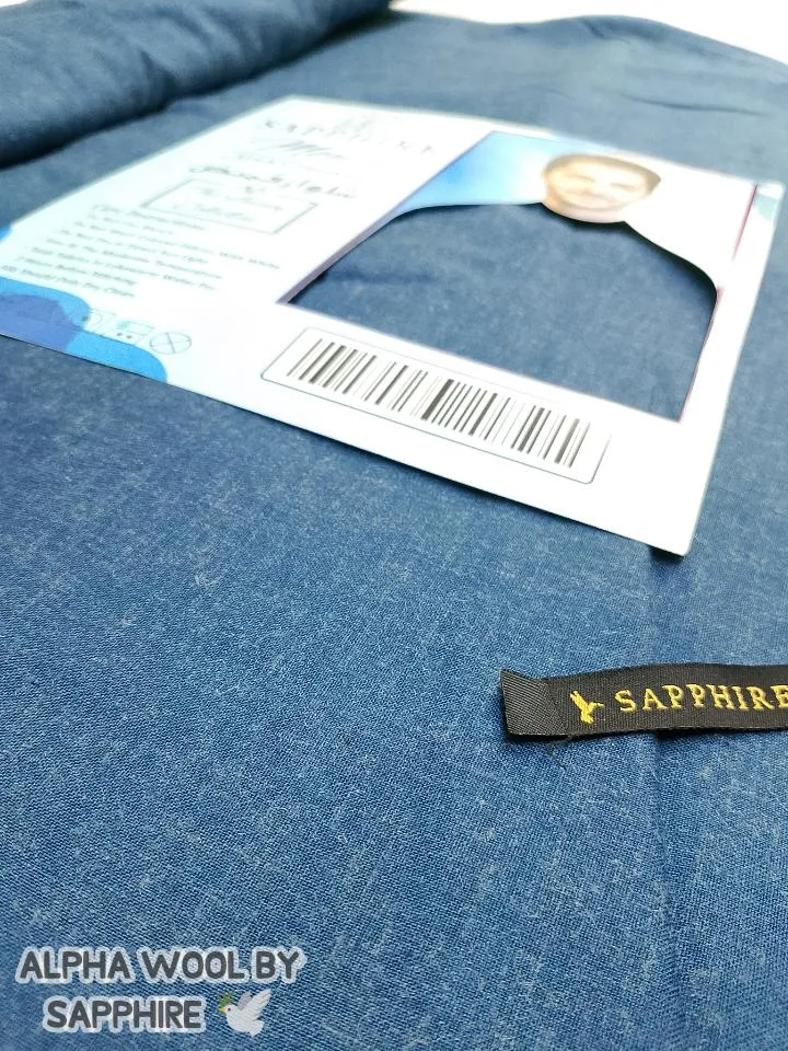 Men’s Unstitched Wool Plain Suit