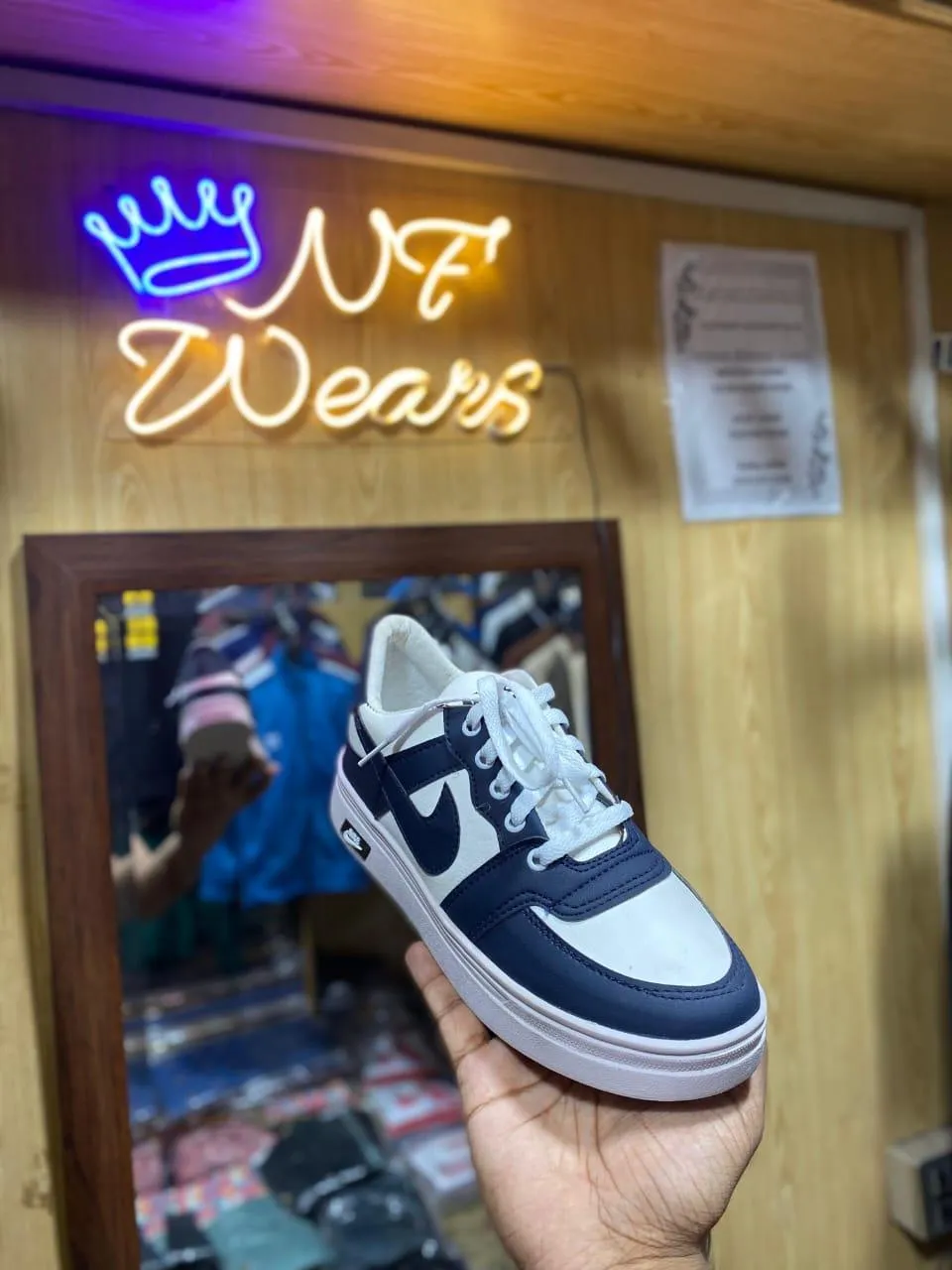 Men's Patent Leather Fancy Sneakers