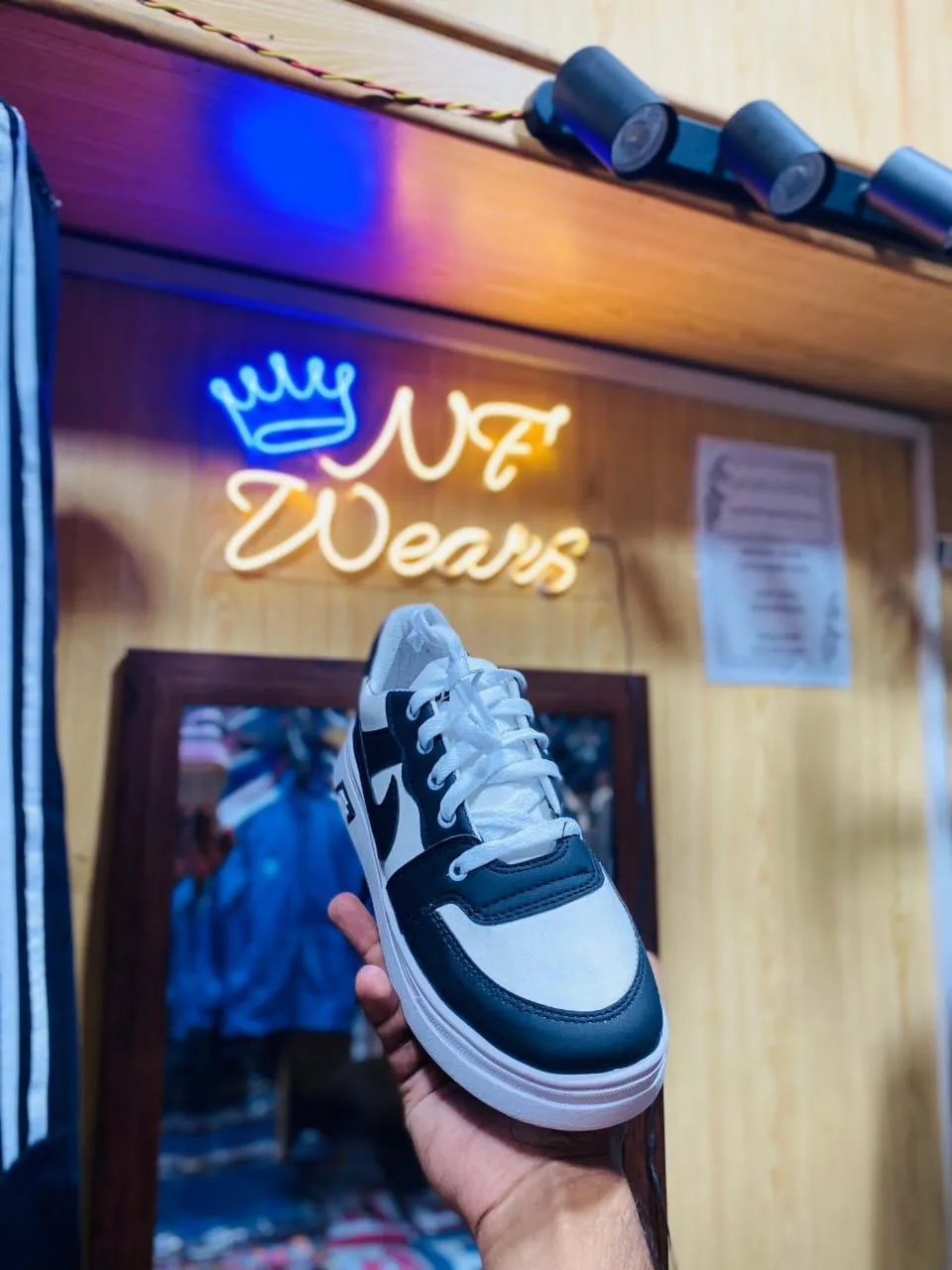 Men's Patent Leather Fancy Sneakers