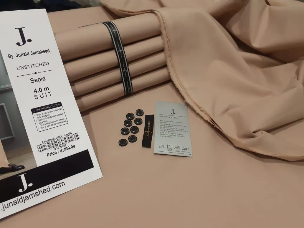 Men’s Unstitched Wash And Wear Plain Suit