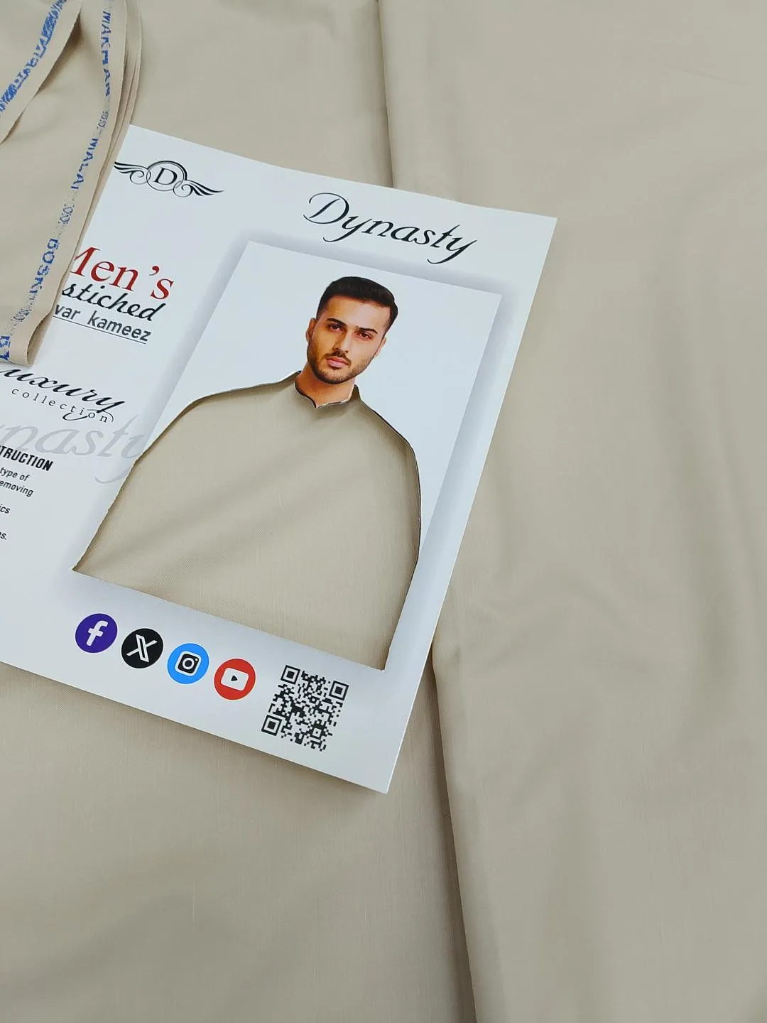 Men’s Unstitched Wash And Wear Plain Suit