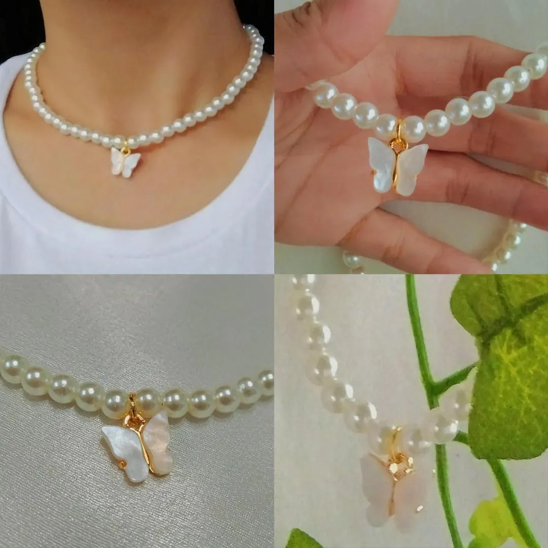  Pearl Necklace And Bracelet Set