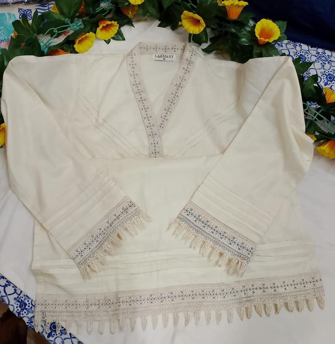 1 Pc Women's Stitched Embroidered Shirt