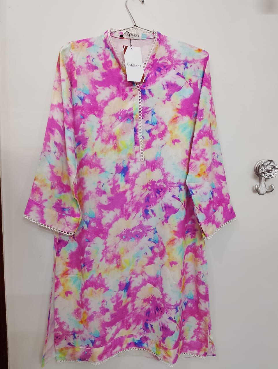 1 Pc Women's Stitched Printed Shirt