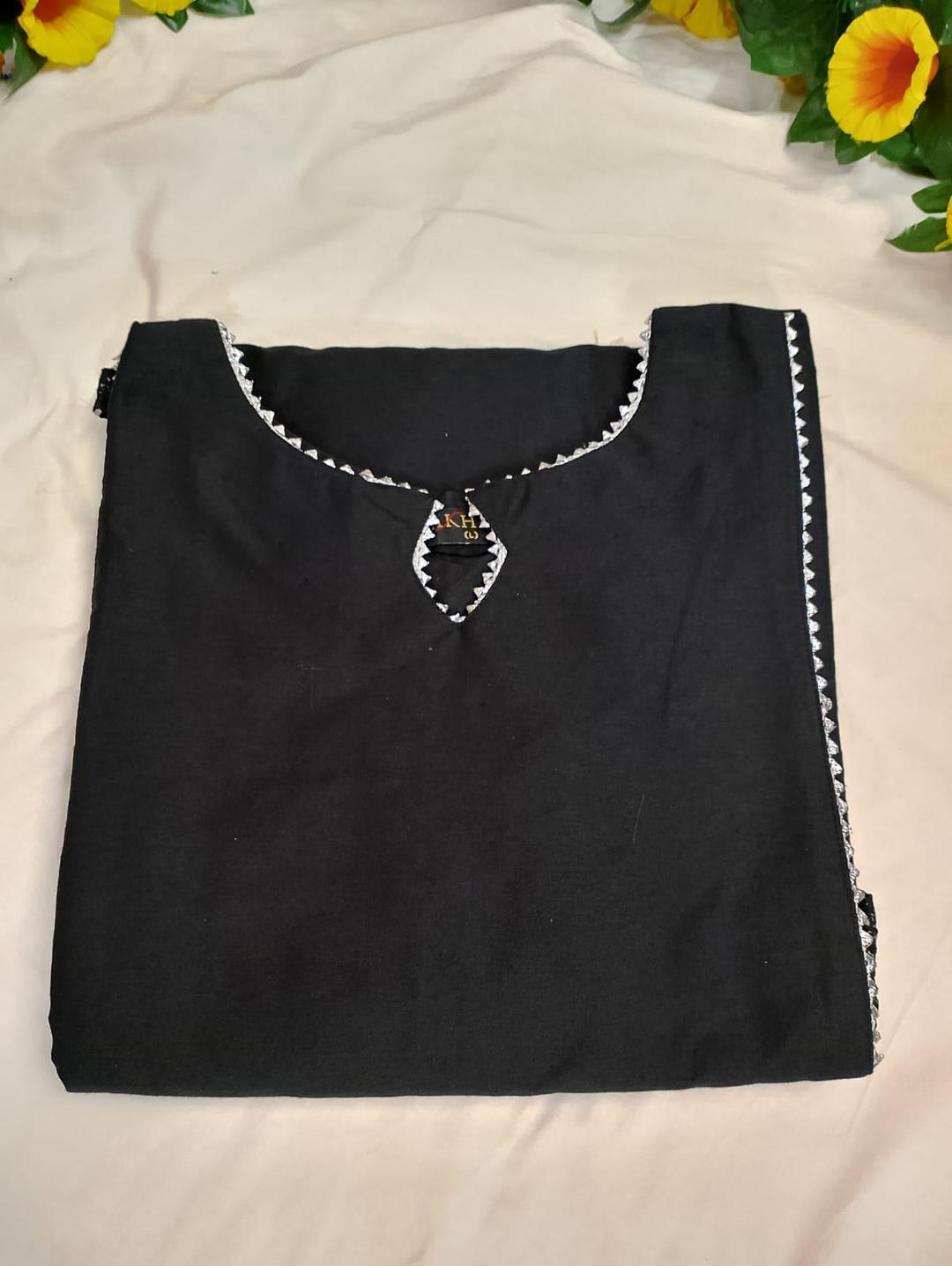 1 Pc Women's Stitched Gota Work Shirt