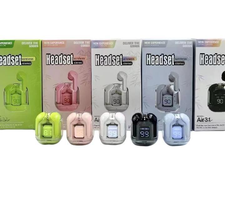 Bluetooth 5.3 Airpods with Long-Lasting Battery - 1 Pcs - Available in Black, Blue, Green, White