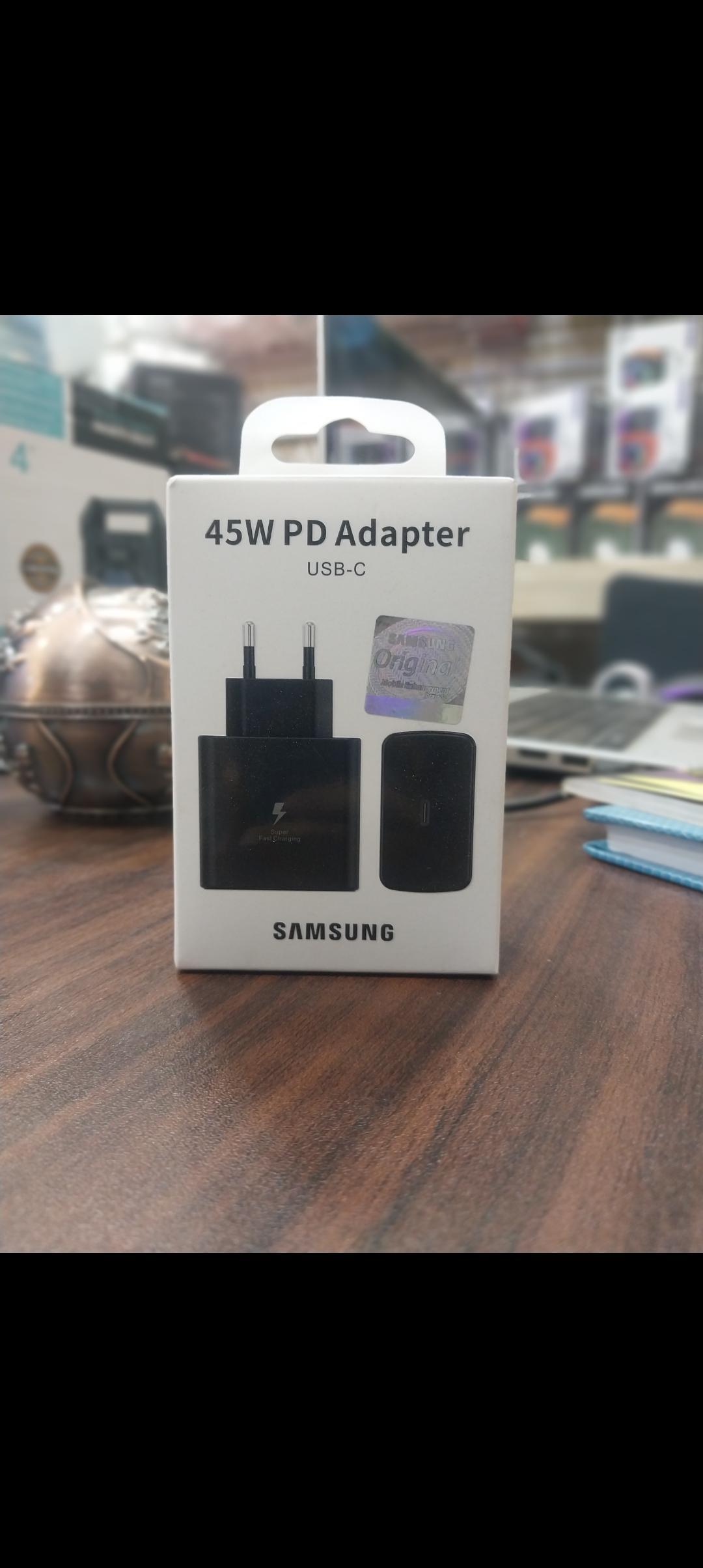 Mini Power Adapter - 1 Pcs, 45 Watts with Type C Charging