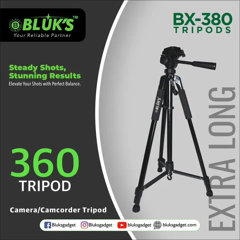 BX-380 - 360 Tripod - Long CamCorder TriPod Stand