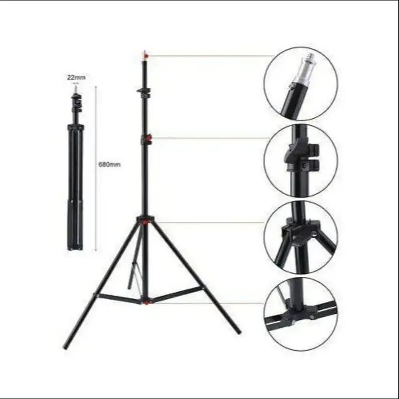 Portable Stainless Steel Tripod Stand - 1 Pcs