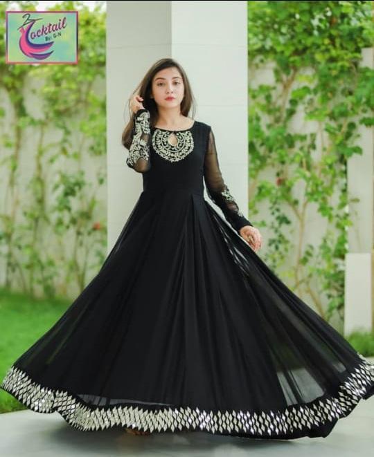 1 Pc Women's Stitched Embroidered Maxi