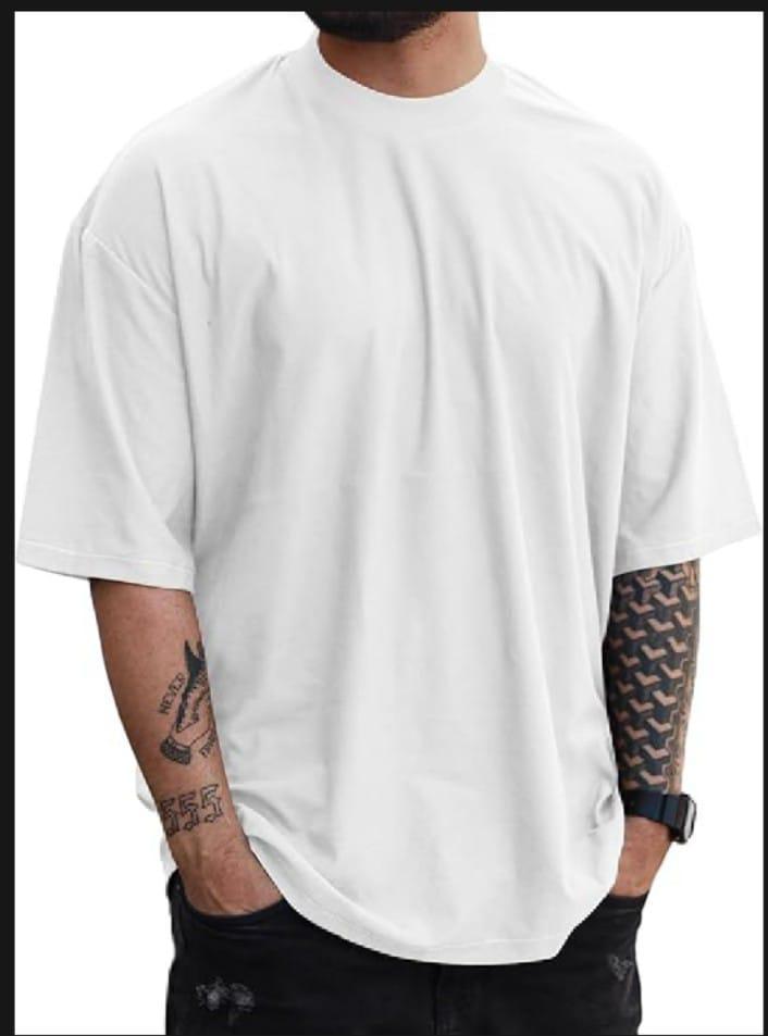 Men's Cotton Jersey Plain T-Shirt - 1 Pc Comfortable Wear
