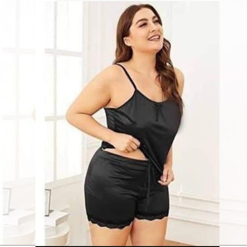 Jersey Plain Comfortable And Lightweight Nightwear Set