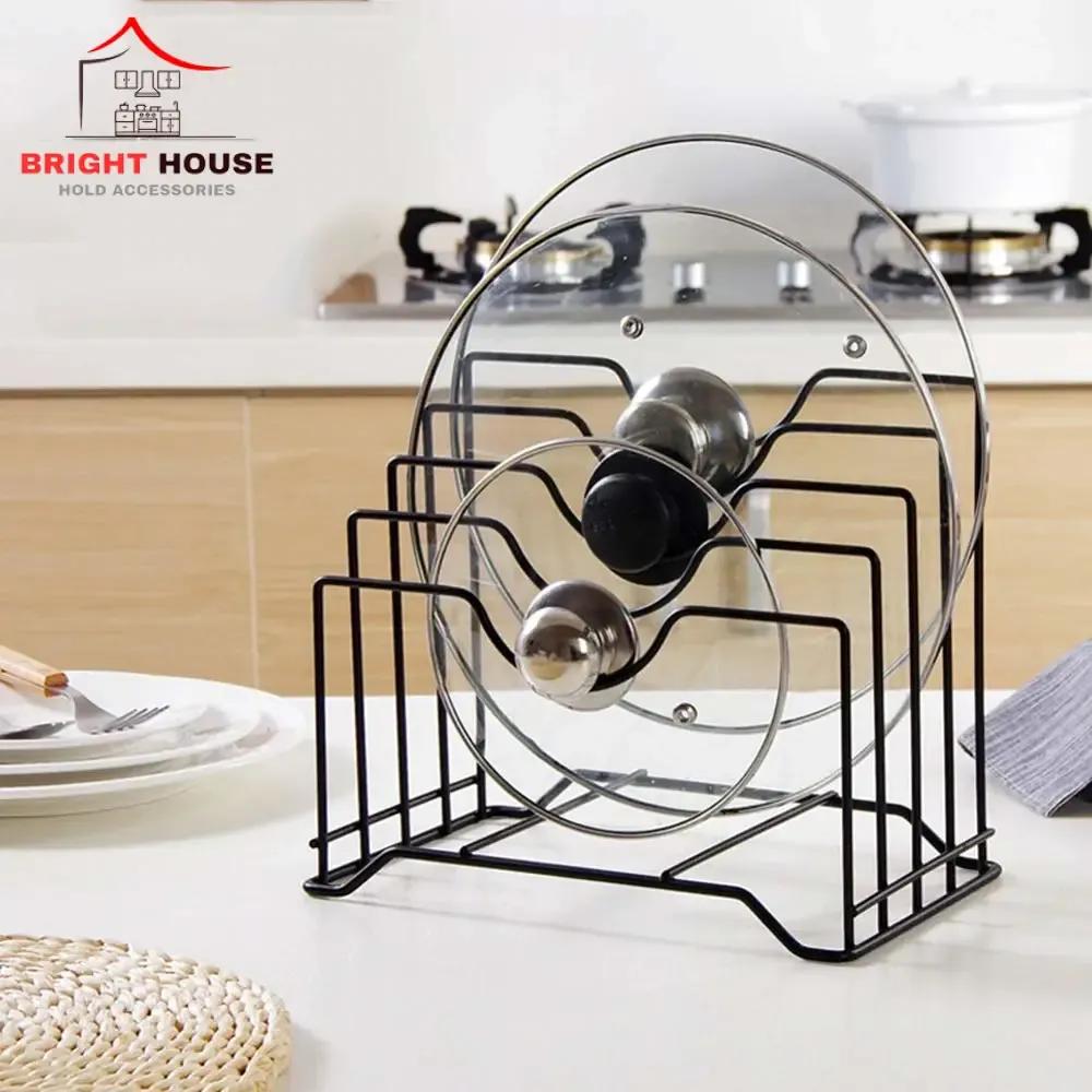Pot Lid Holder Stand for kitchen by Bright House