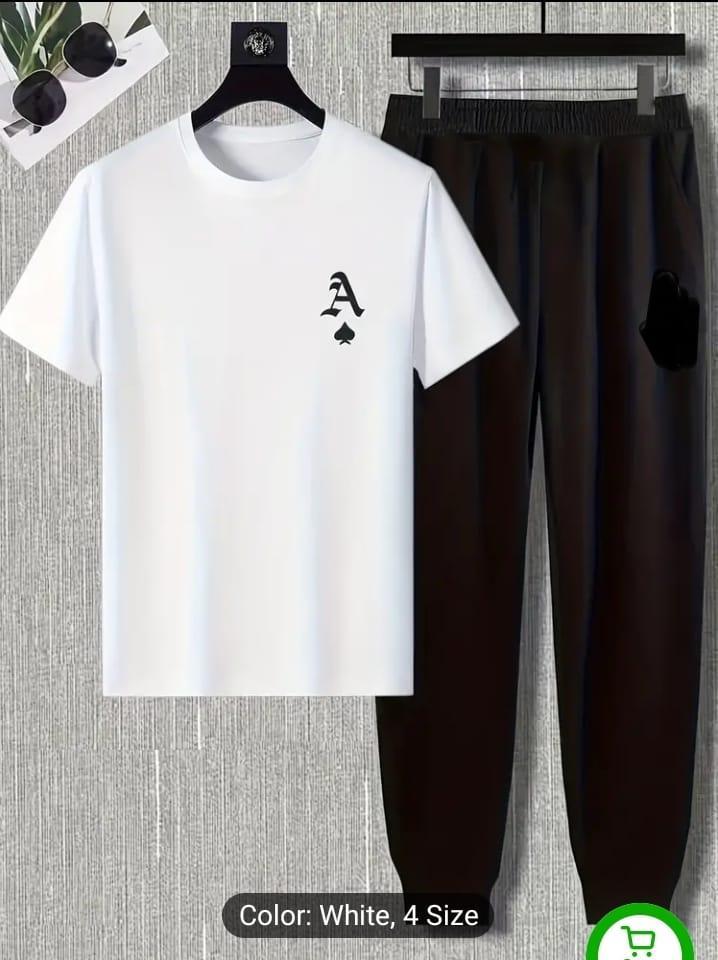 Men's 2 Pcs Plain Polyester Track Suit - Perfect Active Wear