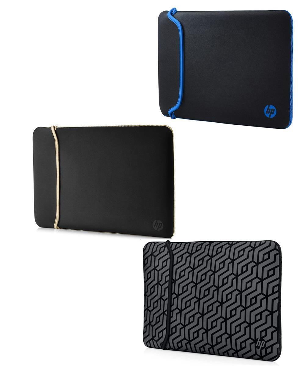 HP Chroma Geo Rev Sleeve for Laptop/Chromebook/Mac – 14, Reversible Neoprene Pouch Bag 