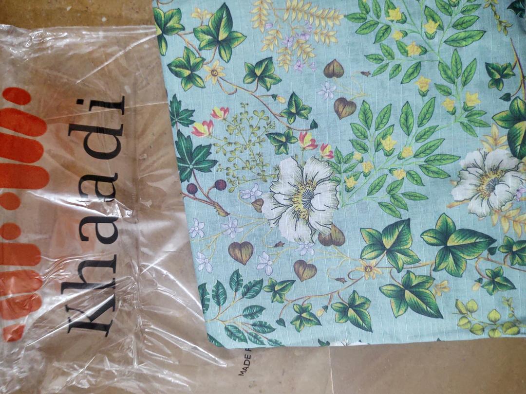 2 Pcs Women's Unstitched Printed Suit