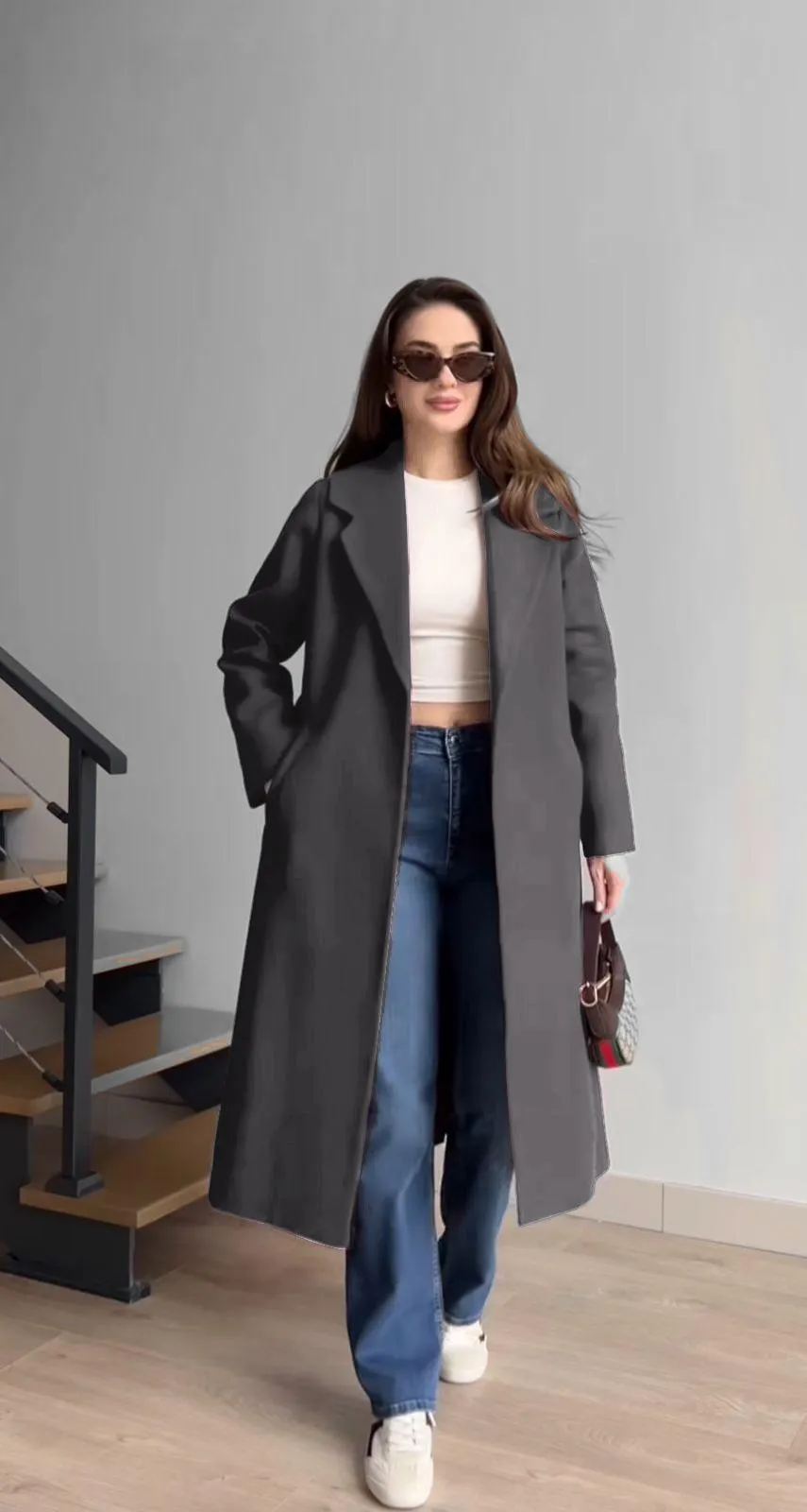 1 Pc Women's Stitched Fleece Plain Fleece Jacket