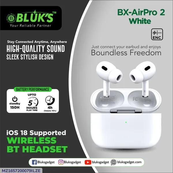 Bluetooth Airpods - White -Model 2