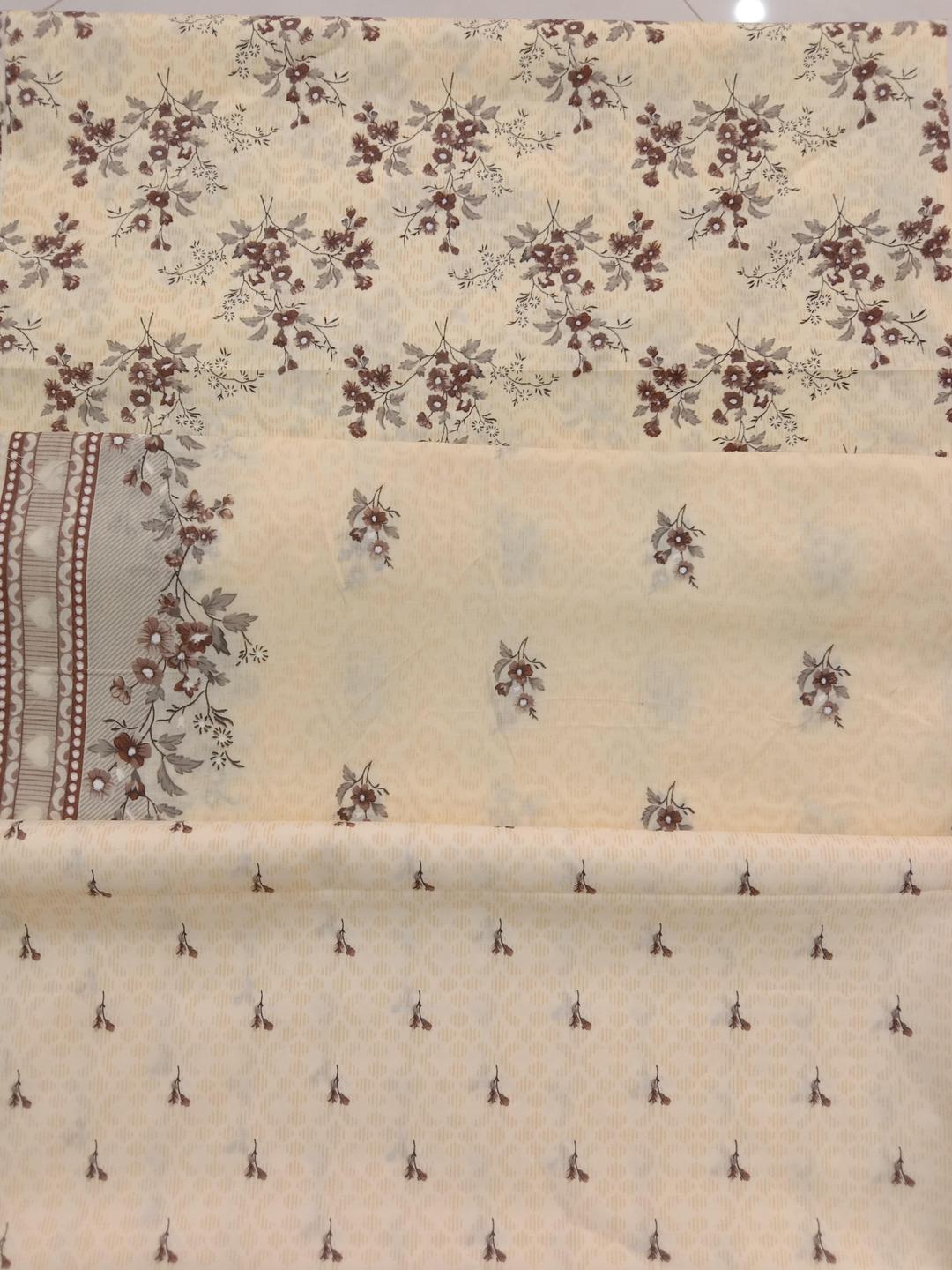 3 Pcs Women's Unstitched Digital Print Suit