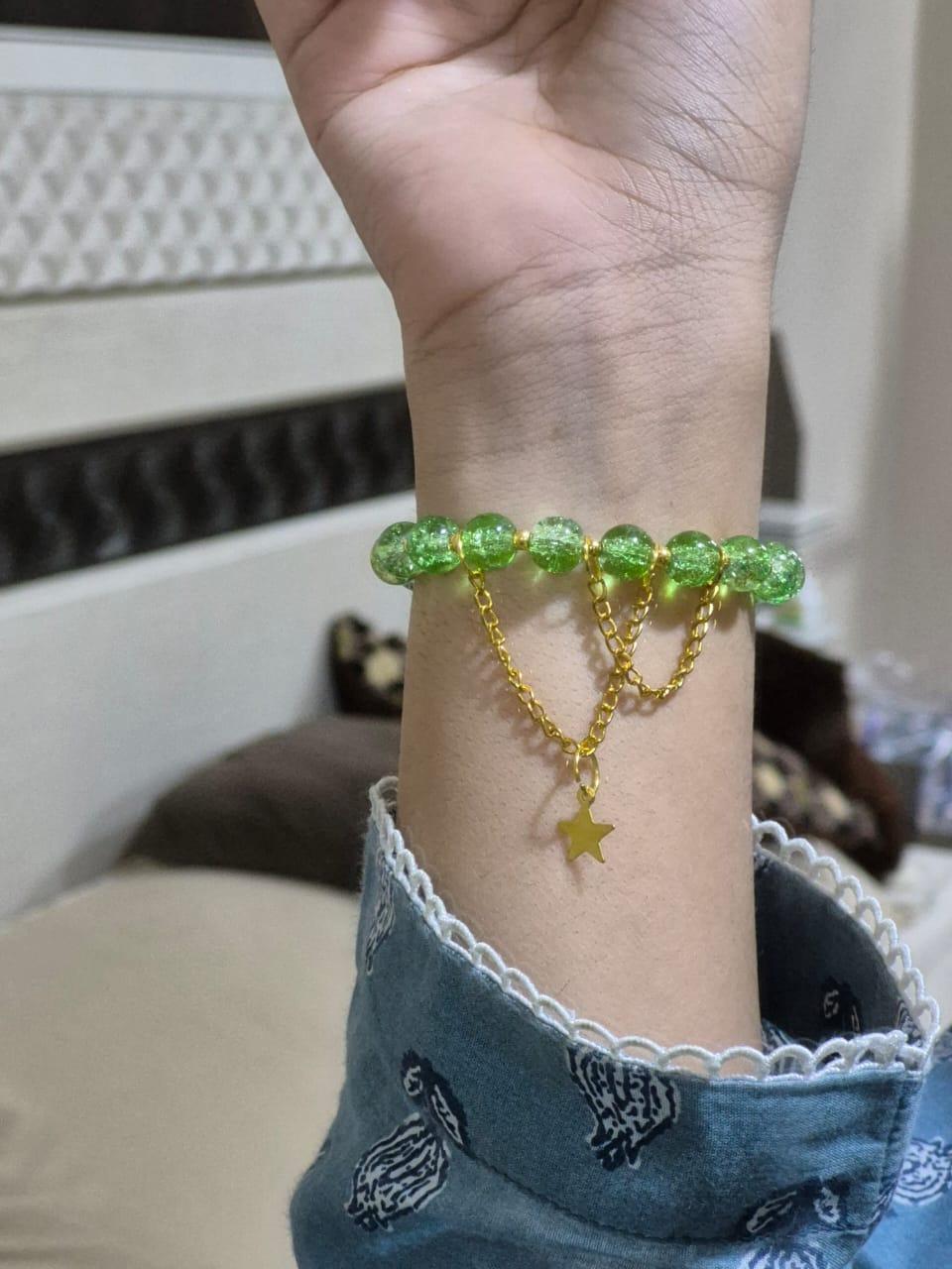 1 Pc Modern Design Beads Charm Bracelet