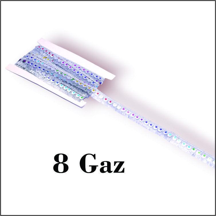 Fancy Silver Braided Lace - 1 Pc for Stunning Craft Projects