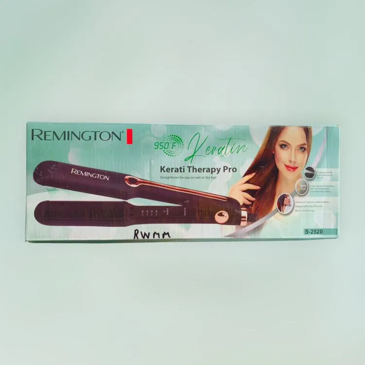 Remington 950F Kerati Therapy Pro Straightener For Use On Wet Or Dry Hair
