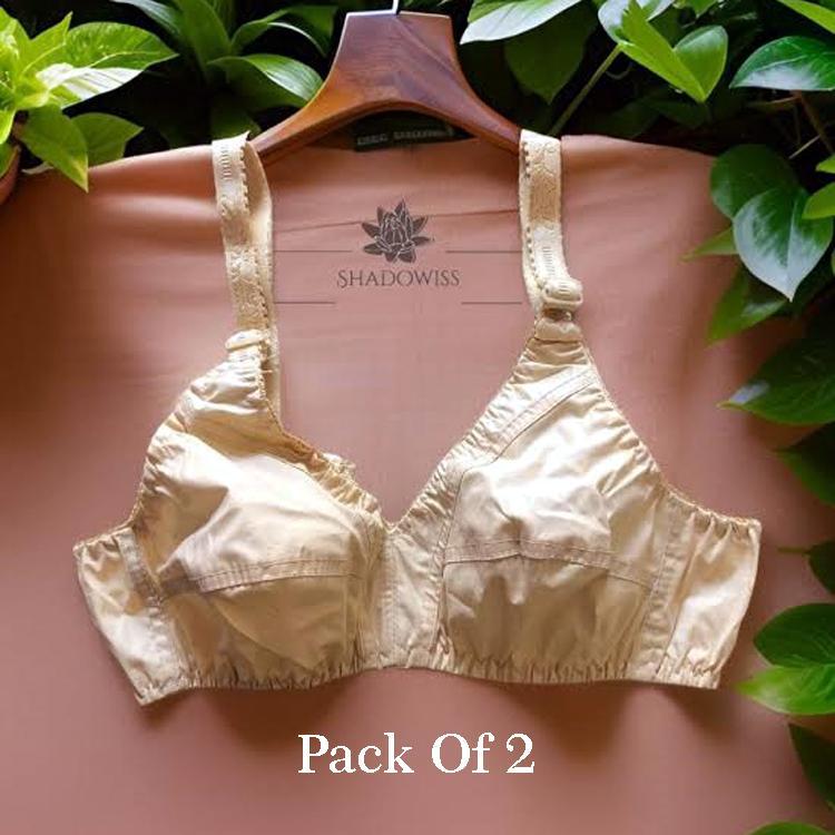 Cotton Plain Comfortable And Lightweight Non-Padded Bra