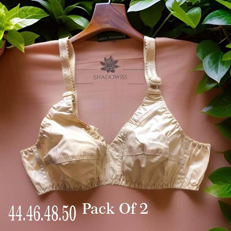 Cotton Plain Comfortable And Lightweight Non-Padded Bra