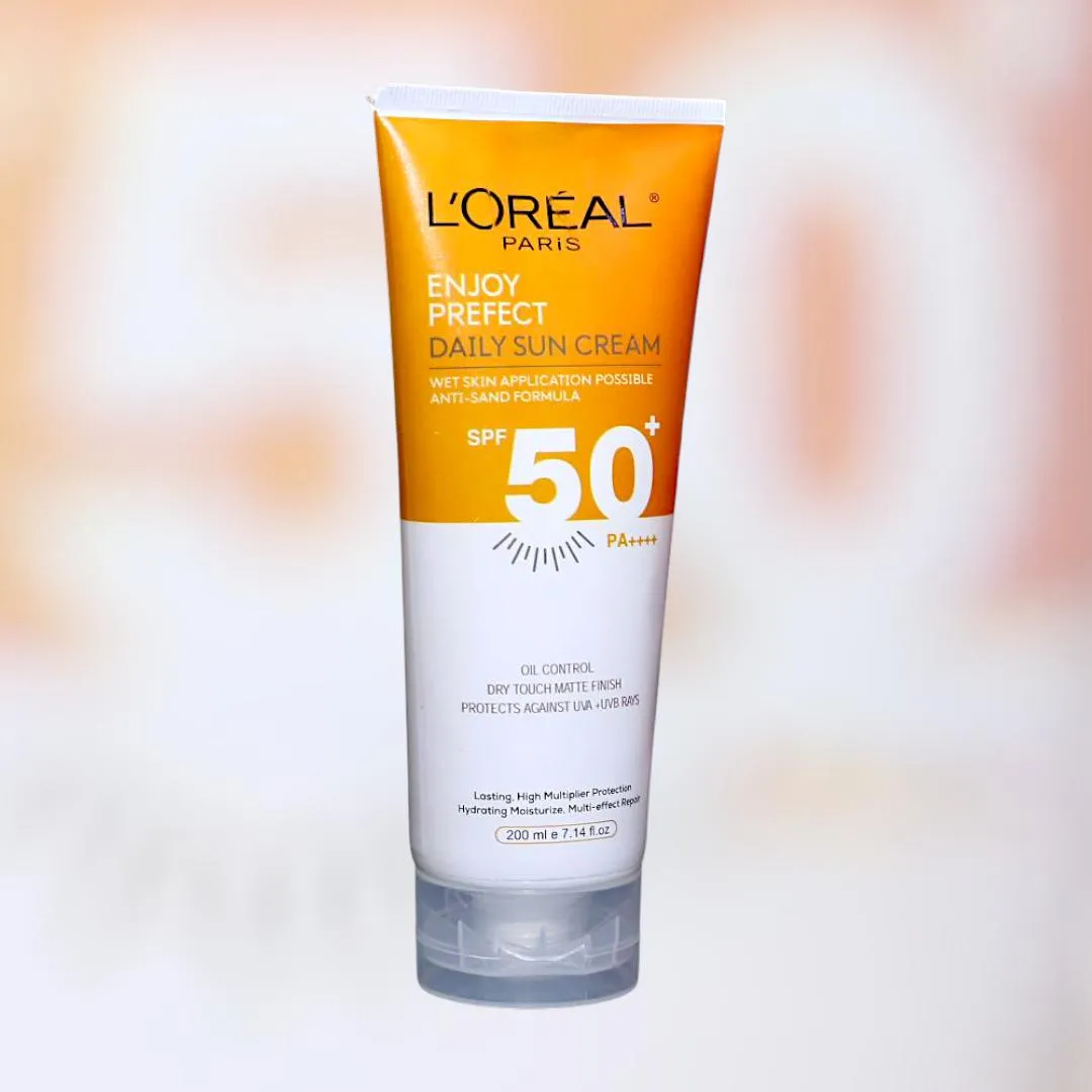 Loreal Paris Sunblock Enjoy Prefect Daily Sun Cream SPF 50+