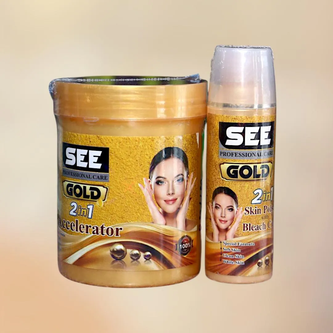 24K Gold 2In1 Accelerator See Professional Care Skin Polisher