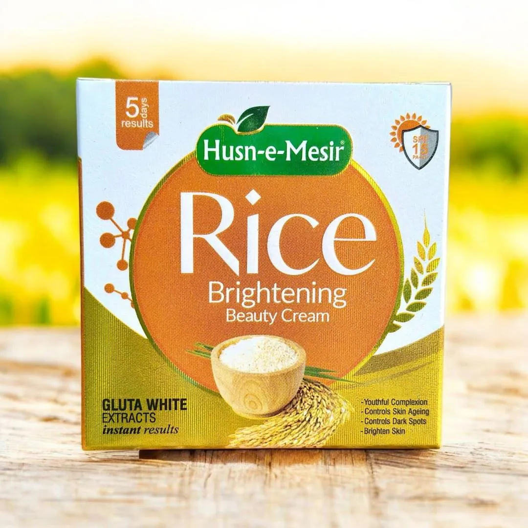 Husn-e-Mesir Rice Brightening Beauty Face Cream 