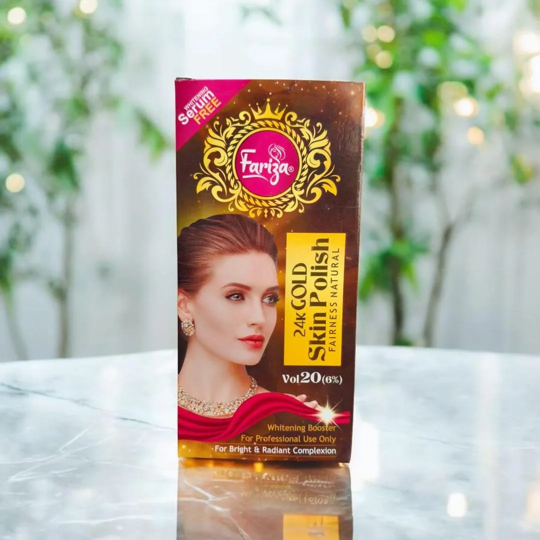 4in1 24k Gold Skin Polisher Fairness Natural Whitening Booster