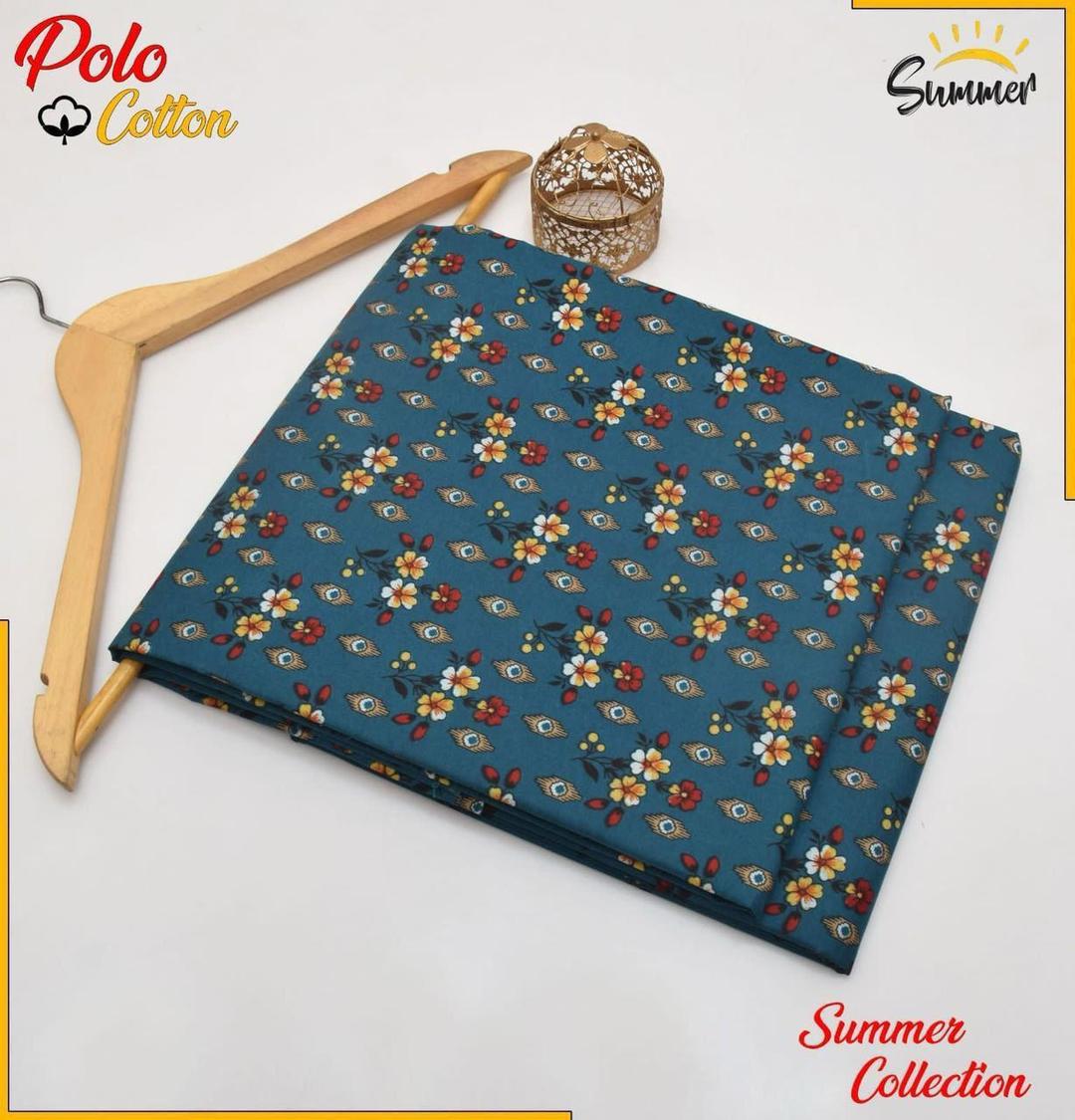 2 Pcs Women's Unstitched Printed Suit