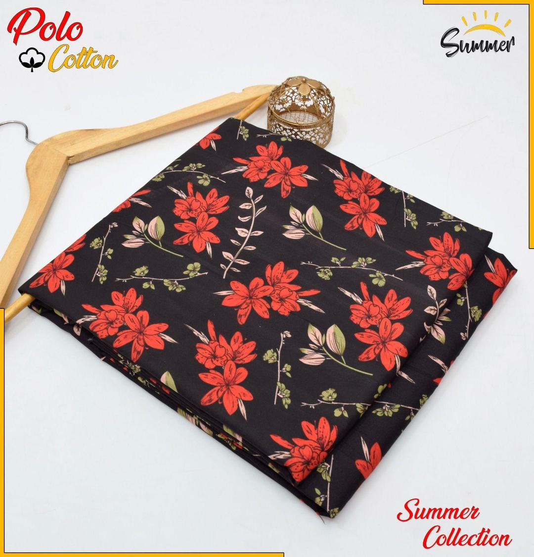 2 Pcs Women's Unstitched Printed Suit