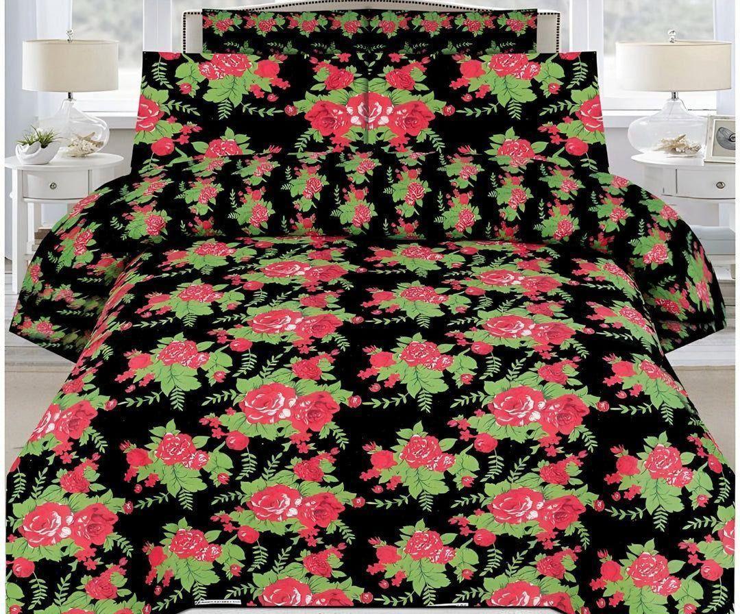 7 Pcs Cotton Salonica Printed Comforter Set