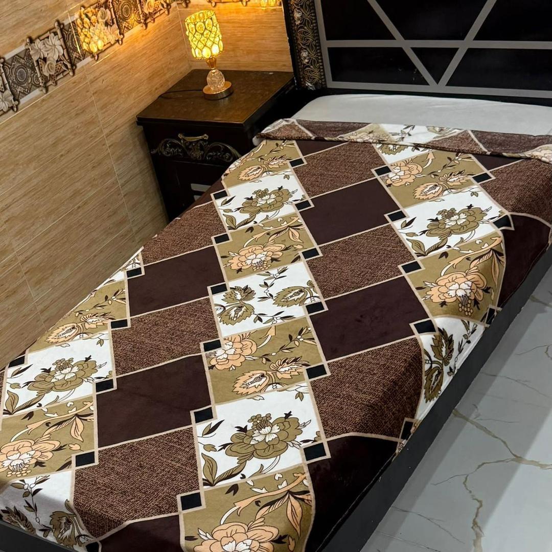 Fleece Printed Single Bed Blanket