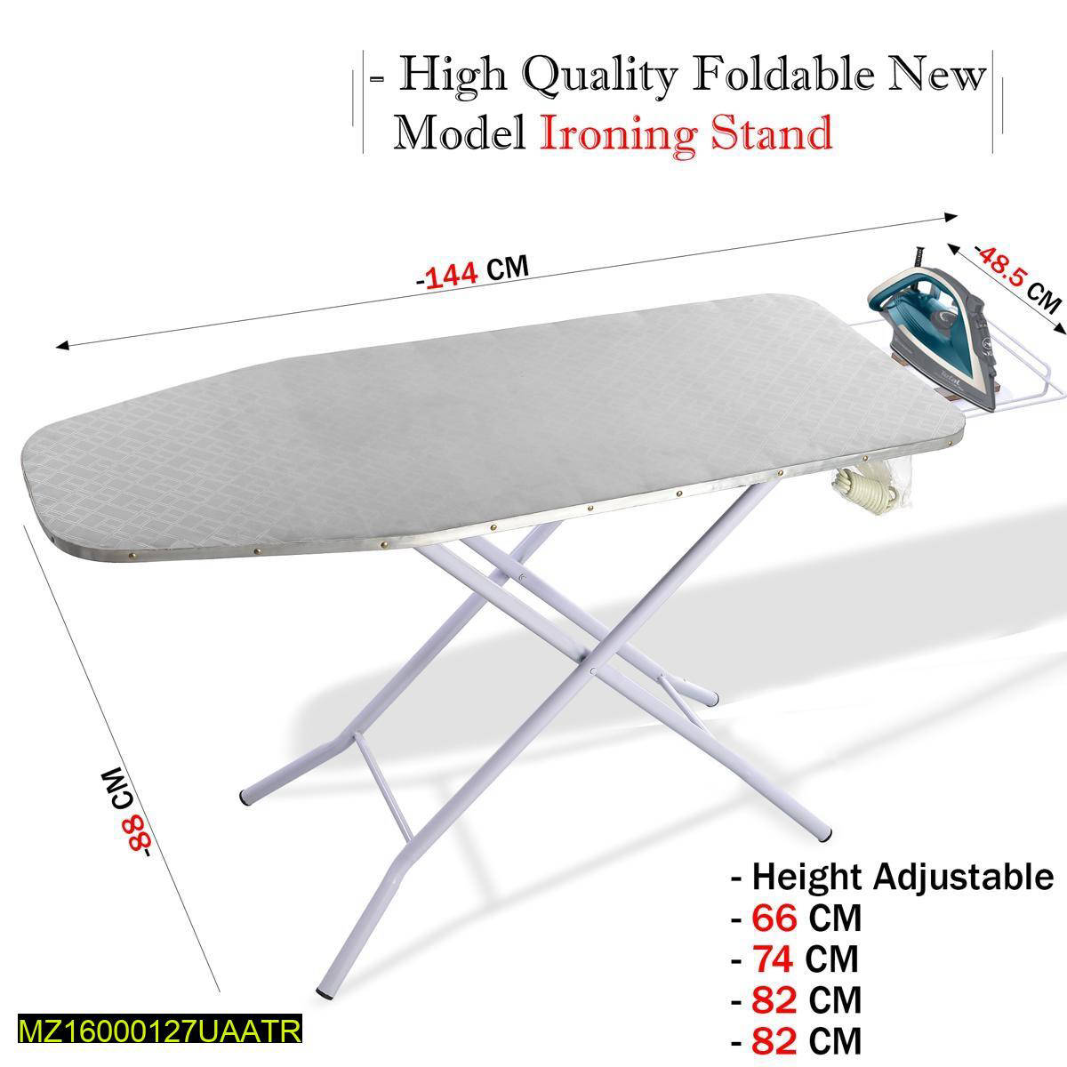 Foldable Iron Board Adjustable Iron Table