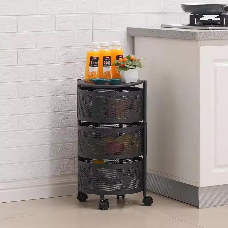 3 Layered Rotatable Fruit Basket 