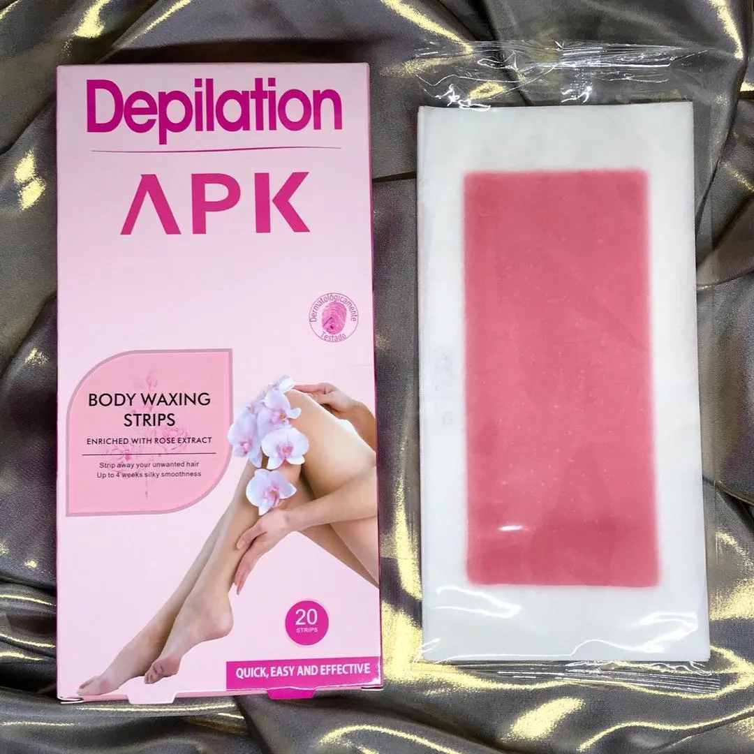 Original APK Depilation Quick Easy & Effective Body Waxing Strips (20 Strips)