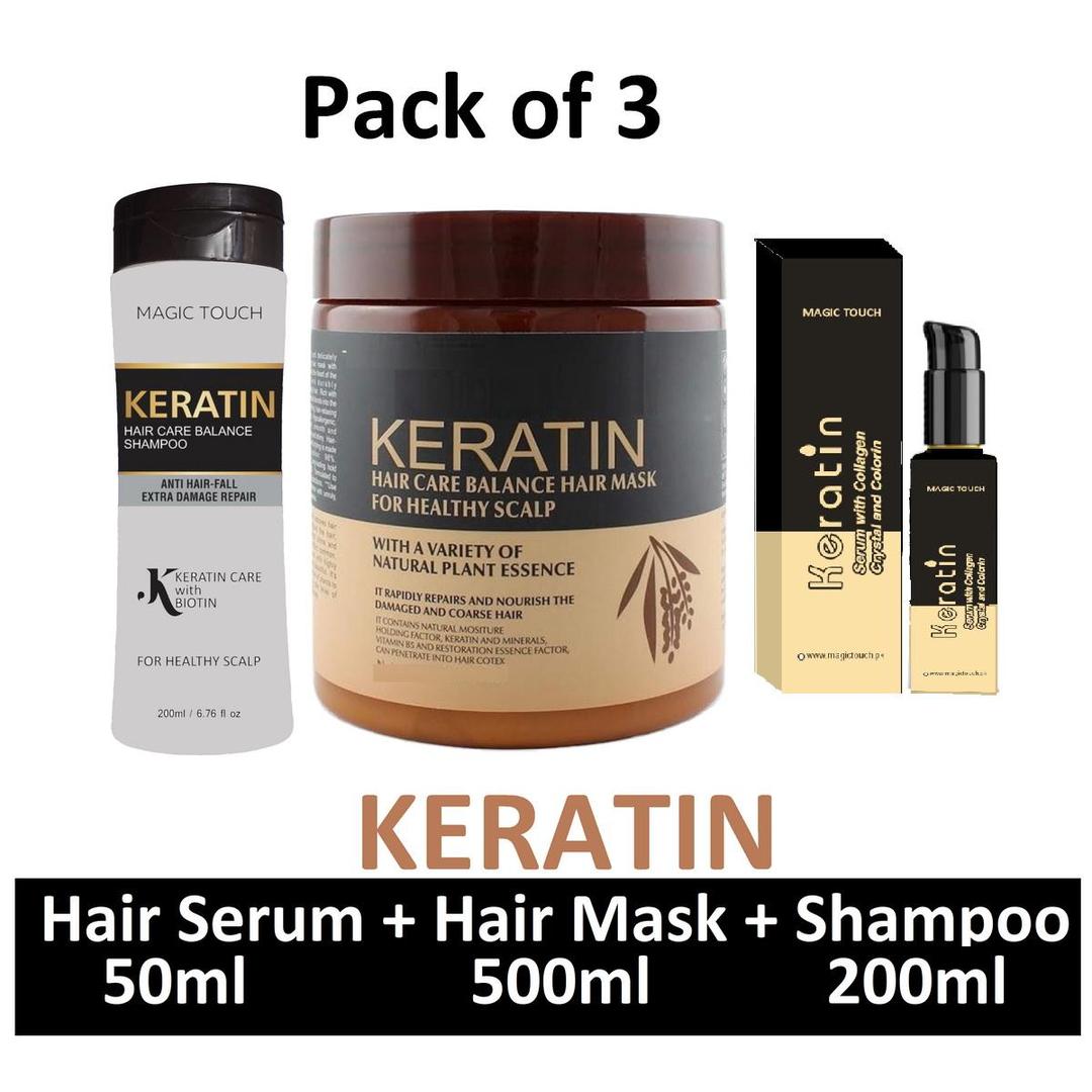 Ultimate 3 in 1 Hair Care Deal | Pack of 3 Treatments - Shampoo, Serum, & Mask