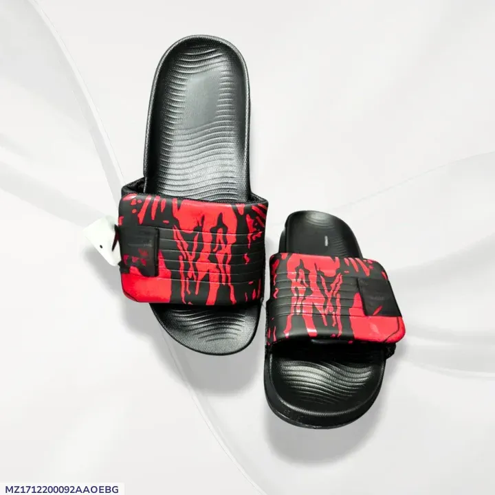 Men's Microfiber Fancy Slide Slippers
