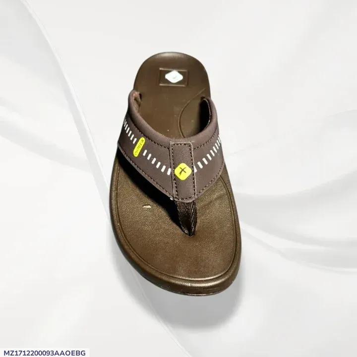 Men's Microfiber Plain Chappal