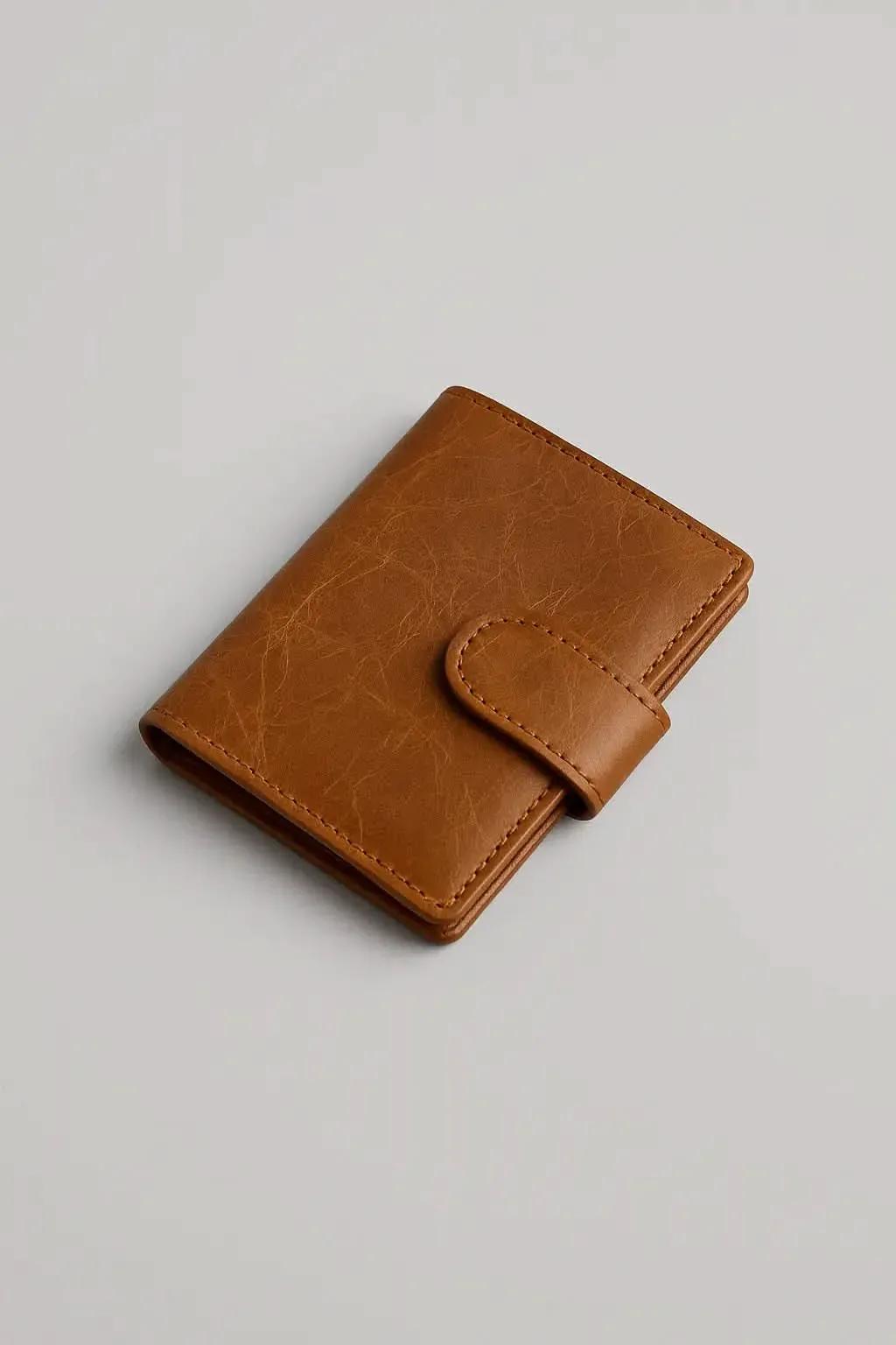 Tan Leather Cardholder – Compact, Secure & Everyday Chic