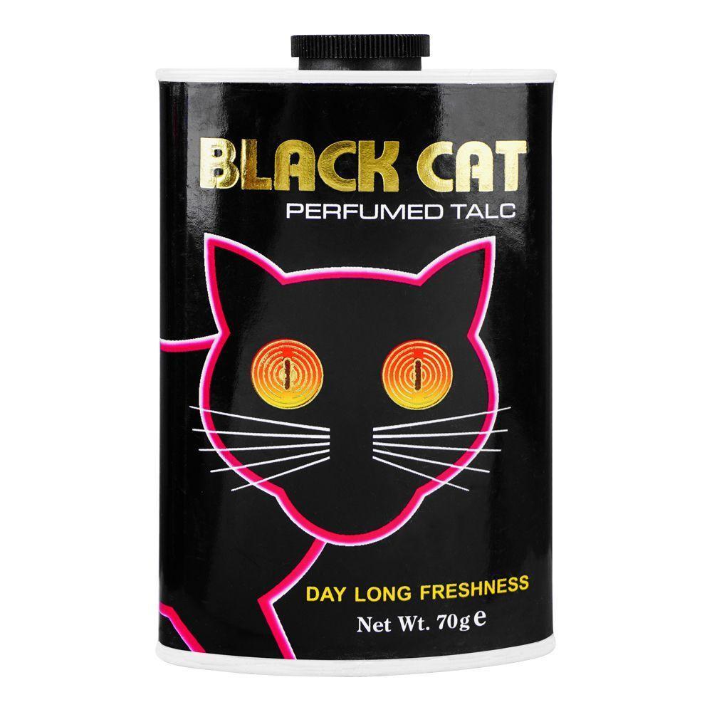 Black Cat Long-lasting Odor Protection Talcum Powder - 70 g, 1 Pc