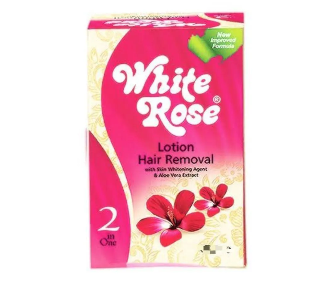 White Rose Hair Removal Cream, 125 Gram, 1 Pc, For All Skin Types