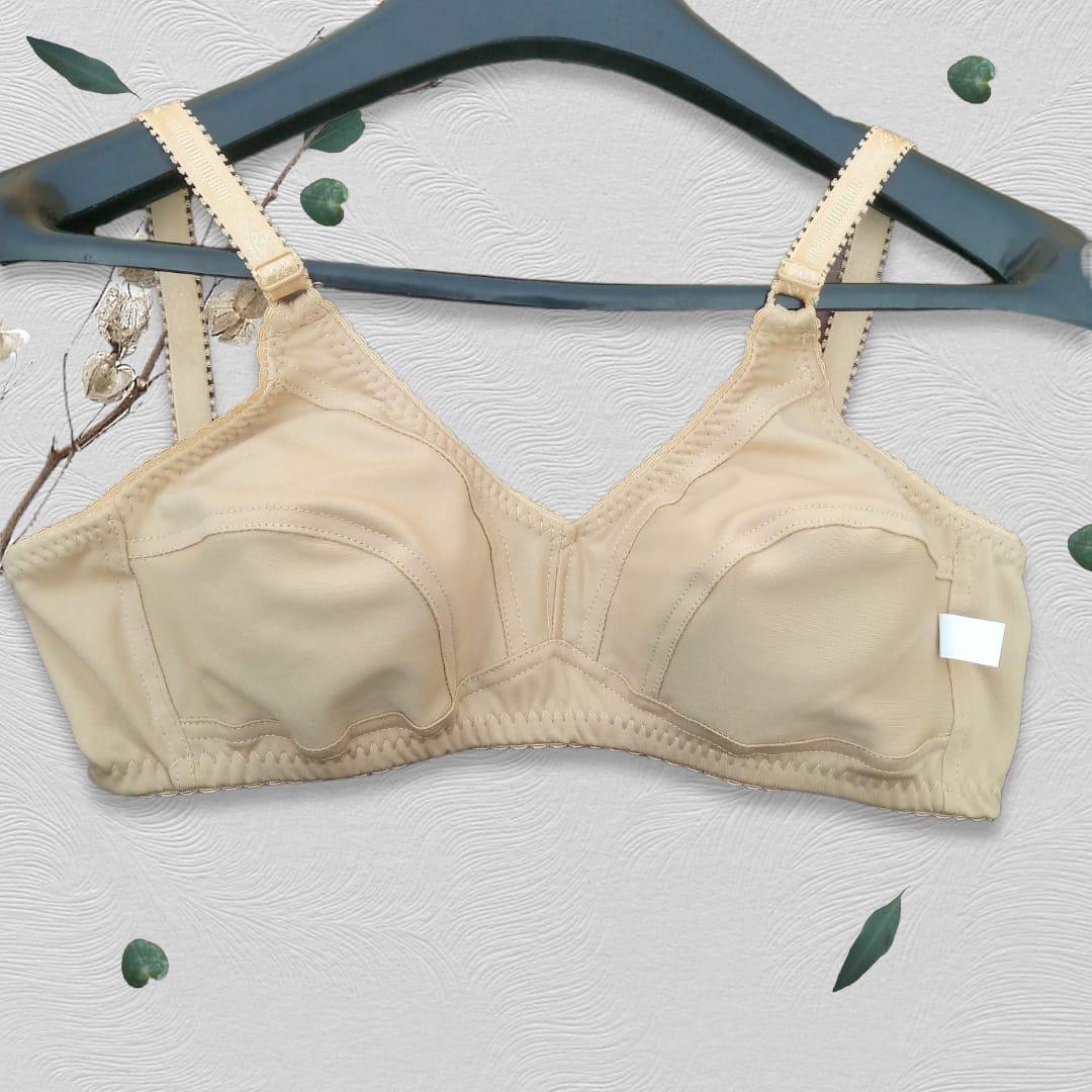 Cotton Plain Comfortable And Lightweight Non-Padded Bra