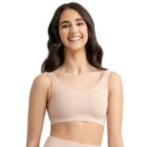 Comfortable Non-Padded Bra in Beige Malai 