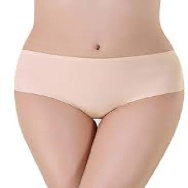 Comfortable Cotton Plain Panties - 1 Pcs Lightweight Underwear