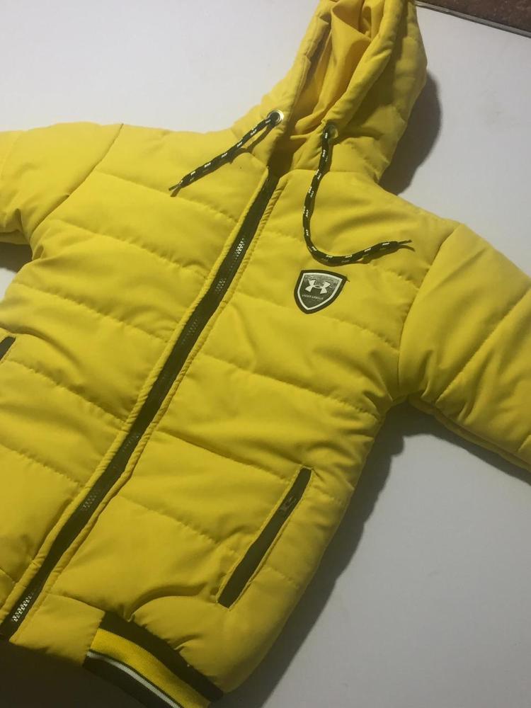 Boy's Yellow Quilted Puffer Jacket Winter Warm 2-10Yrs